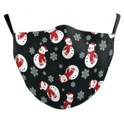 * 186 - Karácsonyi mosható arcmaszk fél arc száj Mark HipHop Cospaly Party egy méretben