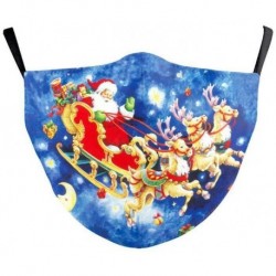 * 118 - Karácsonyi mosható arcmaszk fél arc száj Mark HipHop Cospaly Party egy méretben