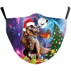 * 105 - Karácsonyi mosható arcmaszk fél arc száj Mark HipHop Cospaly Party egy méretben