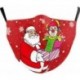 * 20 - Karácsonyi mosható arcmaszk fél arc száj Mark HipHop Cospaly Party egy méretben