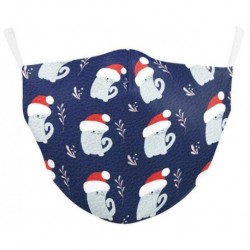 * 183 - Karácsonyi mosható arcmaszk fél arc száj Mark HipHop Cospaly Party egy méretben