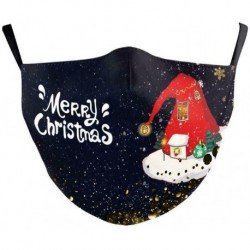 * 56 - Karácsonyi mosható arcmaszk fél arc száj Mark HipHop Cospaly Party egy méretben
