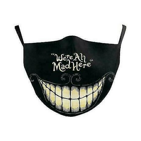 * 1 - Vicces mosható arcmaszk fél arc száj Mark HipHop Cospaly Party One Size Mask0