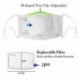 * 1 - Vicces mosható arcmaszk fél arc száj Mark HipHop Cospaly Party One Size Mask0