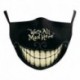 * 1 - Vicces mosható arcmaszk fél arc száj Mark HipHop Cospaly Party One Size Mask0