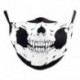* 1 - Vicces mosható arcmaszk fél arc száj Mark HipHop Cospaly Party One Size Mask0