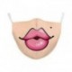 * 1 - Vicces mosható arcmaszk fél arc száj Mark HipHop Cospaly Party One Size Mask0