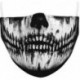 Design-81 - Mosható arcmaszk fél arc koponya száj Mark HipHop Cospaly Party One Size Mask0