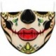 Design-81 - Mosható arcmaszk fél arc koponya száj Mark HipHop Cospaly Party One Size Mask0