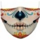 Design-18 - Mosható arcmaszk fél arc koponya száj Mark HipHop Cospaly Party One Size Mask0