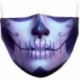 Design-6 - Mosható arcmaszk fél arc koponya száj Mark HipHop Cospaly Party One Size Mask0