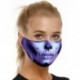 Design-60 - Mosható arcmaszk fél arc koponya száj Mark HipHop Cospaly Party One Size Mask0
