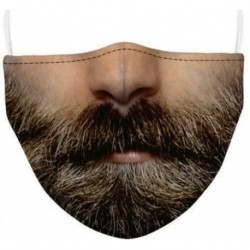 Design-57 - Mosható arcmaszk fél arc koponya száj Mark HipHop Cospaly Party One Size Mask0