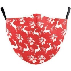 * 171 - Vicces mosható arcmaszk fél arc száj Mark HipHop Cospaly Party One Size Bib 1