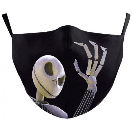 * 23 - Vicces mosható arcmaszk fél arc száj Mark HipHop Cospaly Party One Size Bib 1