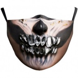* 20 - Vicces mosható arcmaszk fél arc száj Mark HipHop Cospaly Party One Size Bib 1