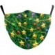 * 174 - Vicces mosható arcmaszk fél arc száj Mark HipHop Cospaly Party One Size Bib 1