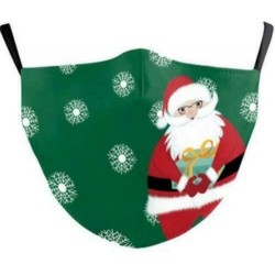 * 178. - Vicces mosható arcmaszk fél arc száj Mark HipHop Cospaly Party One Size Bib 1
