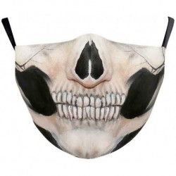 * 49 - Vicces mosható arcmaszk fél arc száj Mark HipHop Cospaly Party One Size Bib 1