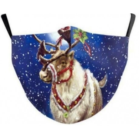 * 199 - Vicces mosható arcmaszk fél arc száj Mark HipHop Cospaly Party One Size Bib 1