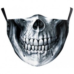 * 83 - Vicces mosható arcmaszk fél arc száj Mark HipHop Cospaly Party One Size Bib 1