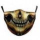 Többszínű koponya - Nők Férfi Gyerekek 3D Funny Mouth Mark Cover Facemask Mosható Hip Hop Party MagicB