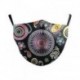 Tie Dye Print - Nők Férfi Gyerekek 3D Funny Mouth Mark Cover Facemask Mosható Hip Hop Party MagicB