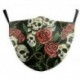 Tie Dye Print - Nők Férfi Gyerekek 3D Funny Mouth Mark Cover Facemask Mosható Hip Hop Party MagicB