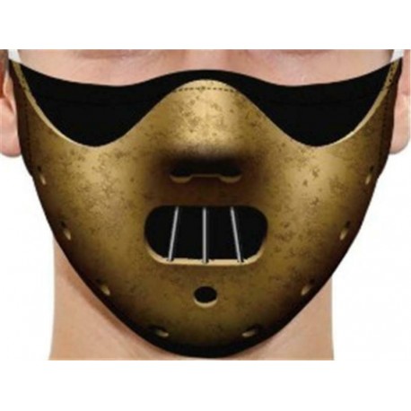 * 7 - Férfi újrafelhasználható unisex vicces mosható arcmaszk fél arc száj Mark HipHop rajzfilm