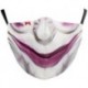 * 92 - Mosható arcmaszk fél arc koponya száj Mark HipHop Cospaly Party One Size Mask0