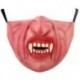 * 113 - Mosható arcmaszk fél arc koponya száj Mark HipHop Cospaly Party One Size Mask0
