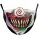 * 178. - Mosható arcmaszk fél arc koponya száj Mark HipHop Cospaly Party One Size Mask0