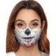 * 117. - Mosható arcmaszk fél arc koponya száj Mark HipHop Cospaly Party One Size Mask0