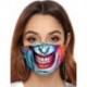 * 117. - Mosható arcmaszk fél arc koponya száj Mark HipHop Cospaly Party One Size Mask0