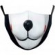 * 48 - Mosható arcmaszk fél arc koponya száj Mark HipHop Cospaly Party One Size Mask0