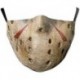 * 158 - Mosható arcmaszk fél arc koponya száj Mark HipHop Cospaly Party One Size Mask0