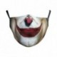 * 8 - Vicces mosható arcmaszk fél arc száj Mark HipHop Cospaly Party One Size Mask0