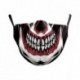 * 8 - Vicces mosható arcmaszk fél arc száj Mark HipHop Cospaly Party One Size Mask0