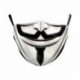 * 8 - Vicces mosható arcmaszk fél arc száj Mark HipHop Cospaly Party One Size Mask0