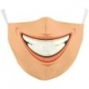 * 76 - Unisex Halloween 3d Funny Mouth Mark Cover Facemask Mosható Hip Hop Party Magic