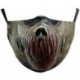* 182 - Unisex Halloween 3d Funny Mouth Mark Cover Facemask Mosható Hip Hop Party Magic