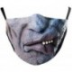 * 126. - Unisex Halloween 3d Funny Mouth Mark Cover Facemask Mosható Hip Hop Party Magic
