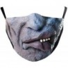 * 126. - Unisex Halloween 3d Funny Mouth Mark Cover Facemask Mosható Hip Hop Party Magic