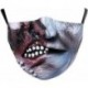* 41 - Unisex Halloween 3d Funny Mouth Mark Cover Facemask Mosható Hip Hop Party Magic