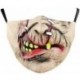 * 35 - Unisex Halloween 3d Funny Mouth Mark Cover Facemask Mosható Hip Hop Party Magic