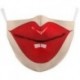 * 198 - Unisex Halloween 3d Funny Mouth Mark Cover Facemask Mosható Hip Hop Party Magic