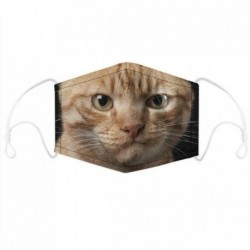 Sárga Garfield macska - Nők Férfi Gyerekek 3D Szórakoztató Száj Mark Szövet Arcmaszk Mosható Hip Hop Party Varázslat