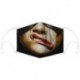 * 2 - Női Férfi Gyerekek 3D Fun Mouth Mark Fabric Facemask mosható hip-hop party   2 szűrő