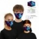 Aranyos rajzfilm Emoji - Felnőttek és gyerekek 3d vicces szájjel szövet arcmaszk mosható party varázsgótikus