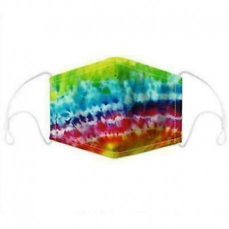 Tie Dye Cloud - Felnőttek és gyerekek 3d vicces szájjel szövet arcmaszk mosható party varázsgótikus